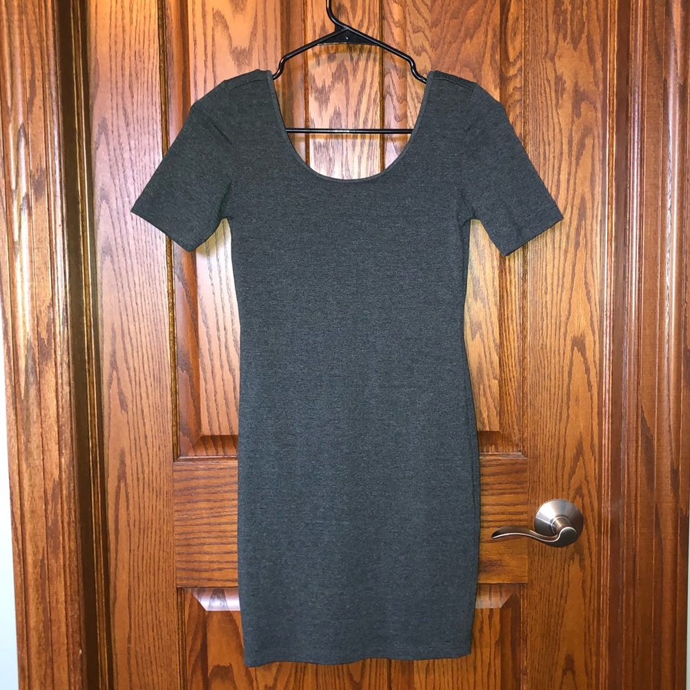 Grey T-Shirt Dress